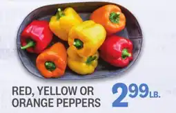Kings Food Markets RED, YELLOW OR ORANGE PEPPERS offer