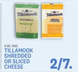 Kings Food Markets TILLAMOOK SHREDDED OR SLICED CHEESE offer