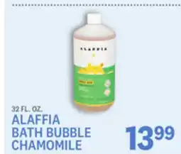 Kings Food Markets ALAFFIA BATH BUBBLE CHAMOMILE offer