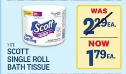 Kings Food Markets SCOTT SINGLE ROLL BATH TISSUE offer