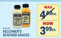 Kings Food Markets KELCHNER'S SEAFOOD SAUCES offer
