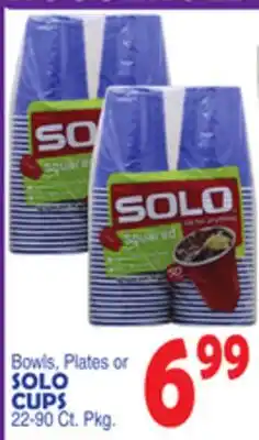 Bravo Supermarkets SOLO CUPS offer