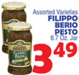 Bravo Supermarkets FILIPPO BERIO PESTO offer