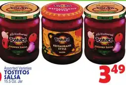 Bravo Supermarkets TOSTITOS SALSA offer