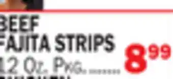 Bravo Supermarkets BEEF FAJITA STRIPS offer