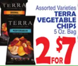 Bravo Supermarkets TERRA VEGETABLE CHIPS offer