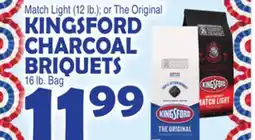Bravo Supermarkets KINGSFORD CHARCOAL BRIQUETS offer