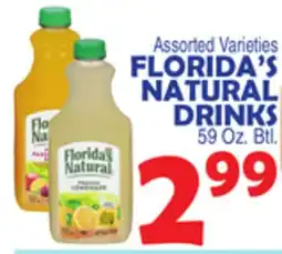Bravo Supermarkets FLORIDA'S NATURAL DRINKS offer
