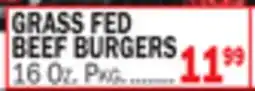 Bravo Supermarkets AUTHENTICITY PROVISIONS GRASS FED BEEF BURGERS offer