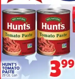 Bravo Supermarkets HUNT'S TOMATO PASTE offer