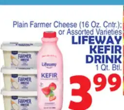 Bravo Supermarkets LIFEWAY KEFIR DRINK offer