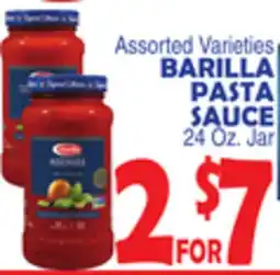 Bravo Supermarkets BARILLA PASTA SAUCE offer