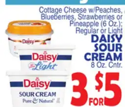Bravo Supermarkets DAISY SOUR CREAM 8 Oz. Cntr offer