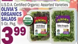 Bravo Supermarkets OLIVIA'S ORGANICS SALADS offer