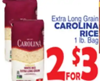 Bravo Supermarkets Extra Long Grain CAROLINA RICE offer