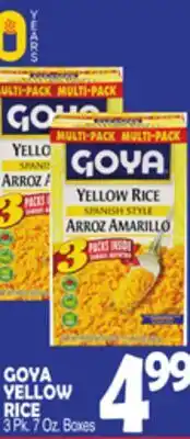Bravo Supermarkets GOYA YELLOW RICE offer