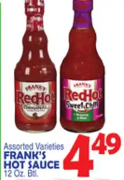 Bravo Supermarkets FRANK'S HOT SAUCE offer