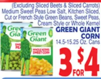 Bravo Supermarkets GREEN GIANT CORN offer