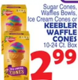 Bravo Supermarkets KEEBLER WAFFLE CONES offer