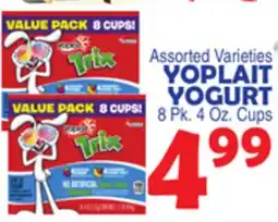 Bravo Supermarkets YOPLAIT YOGURT 8 Pk. 4 Oz. Cups offer
