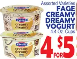 Bravo Supermarkets FAGE CREAMY DREAMY YOGURT offer