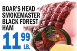Bravo Supermarkets BOAR'S HEAD SMOKEMASTER BLACK FOREST HAM offer