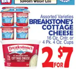 Bravo Supermarkets BREAKSTONE'S COTTAGE CHEESE offer