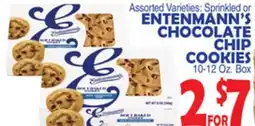 Bravo Supermarkets ENTENMANN'S CHOCOLATE CHIP COOKIES offer