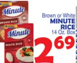 Bravo Supermarkets Brown or White MINUTE RICE offer