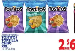 Bravo Supermarkets TOSTITOS TORTILLA CHIPS XXL offer