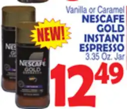 Bravo Supermarkets NESCAFE GOLD INSTANT ESPRESSO offer