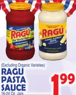 Bravo Supermarkets RAGU PASTA SAUCE 16-24 Oz. Jars offer