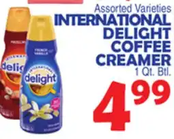 Bravo Supermarkets INTERNATIONAL DELIGHT COFFEE CREAMER offer