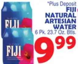 Bravo Supermarkets FIJI NATURAL ARTESIAN WATER offer