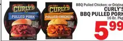 Bravo Supermarkets CURLY'S BBQ PULLED PORK 16 Oz. Pkg offer
