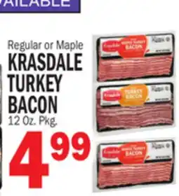 Bravo Supermarkets KRASDALE TURKEY BACON offer