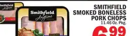 Bravo Supermarkets SMITHFIELD SMOKED BONELESS PORK CHOPS offer