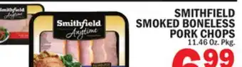 Bravo Supermarkets SMITHFIELD SMOKED BONELESS PORK CHOPS offer