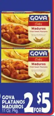 Bravo Supermarkets GOYA PLATANOS MADUROS offer