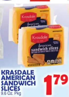 Bravo Supermarkets KRASDALE AMERICAN SANDWICH SLICES offer