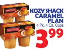 Bravo Supermarkets KOZY SHACK CARAMEL FLAN offer
