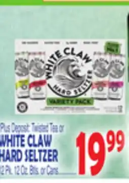 Bravo Supermarkets WHITE CLAW HARD SELTZER offer