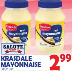 Bravo Supermarkets KRASDALE MAYONNAISE offer
