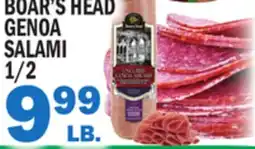 Bravo Supermarkets BOAR'S HEAD GENOA SALAMI offer