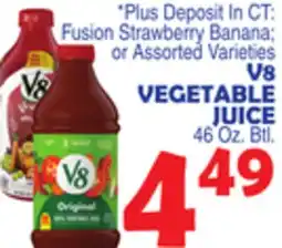 Bravo Supermarkets V8 VEGETABLE JUICE offer