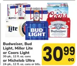ACME Budweiser, Bud Light, Miller Lite or Coors Light offer