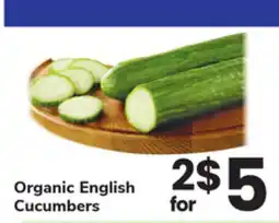 ACME Organic English Cucumbers offer