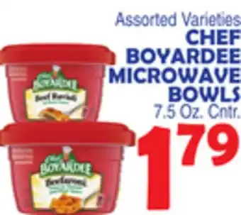 Bravo Supermarkets CHEF BOYARDEE MICROWAVE BOWLS offer