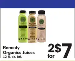 ACME Remedy Organics Juices offer