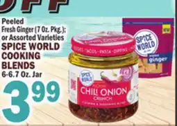 Bravo Supermarkets SPICE WORLD COOKING BLENDS, 6-6.7 Oz. Jar offer